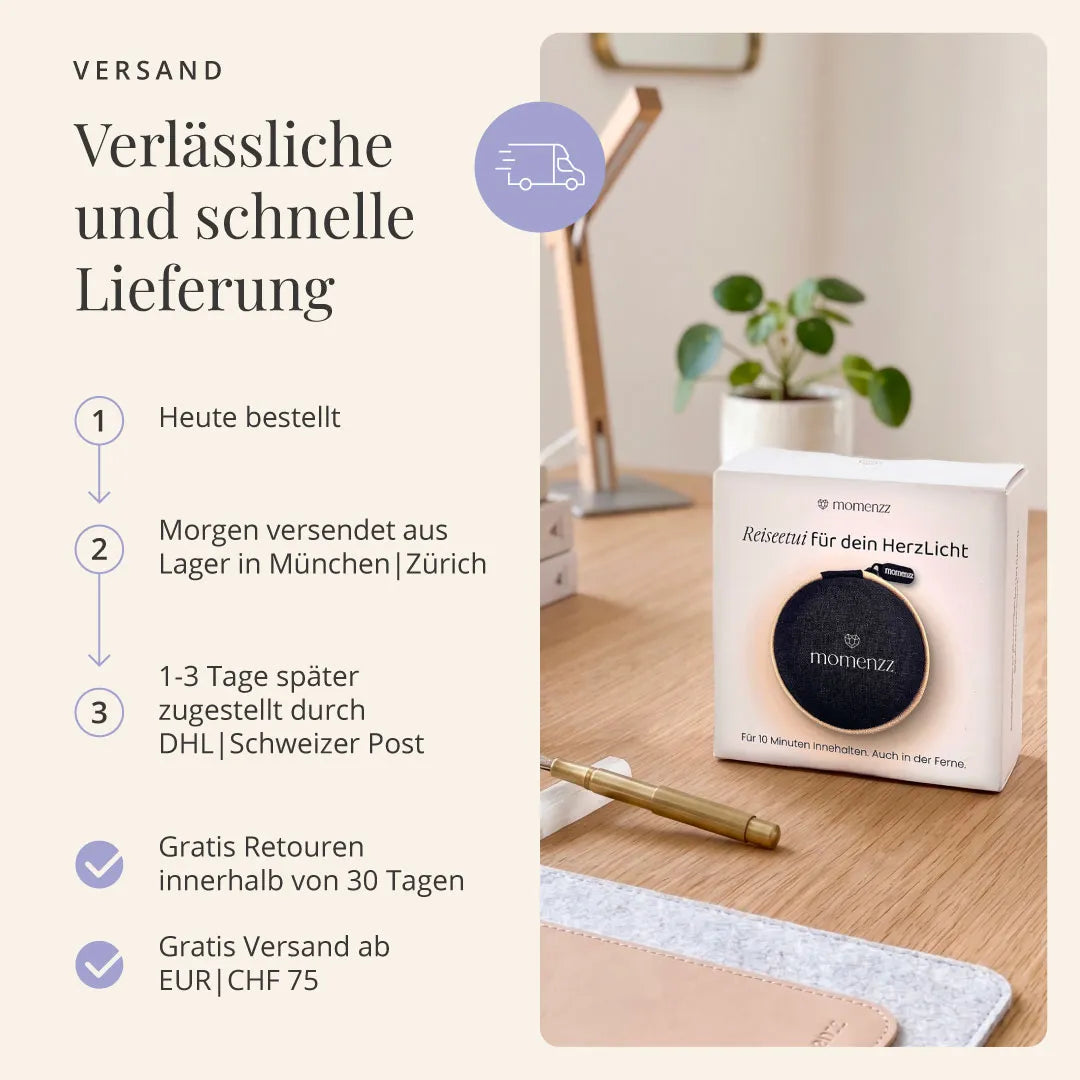 Reiseetui für das HerzLicht